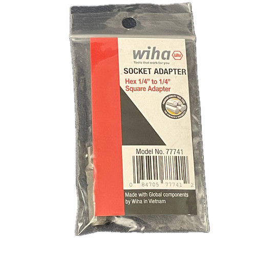 Wiha 77741 socket - 77741, 1/4"
