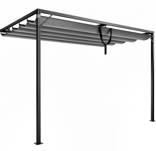 2x3m metal lean gazebo - lean-to, with