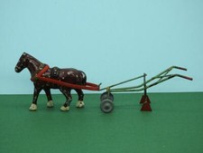 KAYRON A.V.H TOYS RARE VINTAGE 1948 FARM SERIES HORSE DRAWN 2 FURROW PLOUGH
