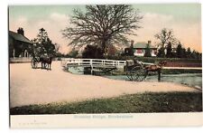 Brookley Bridge Brockenhurst horse trap FGO Stuart 1214 UNP Postcard