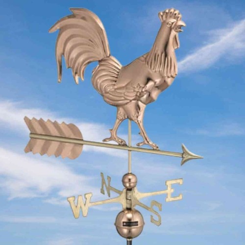 Large rooster copper - large,
