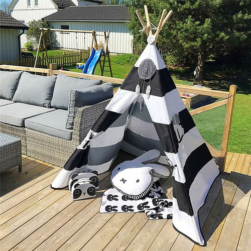 Kids teepee tent black - kids,