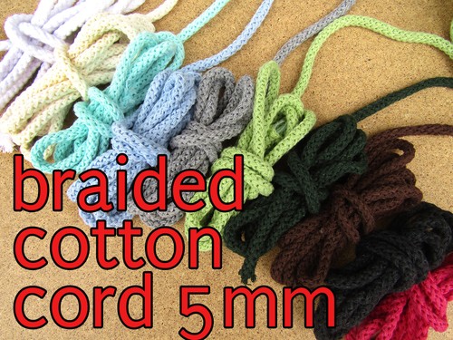 Braided cotton cord piping - cord,