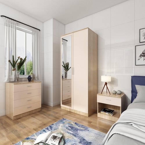 Bedroom high gloss wardrobe - bedroom,