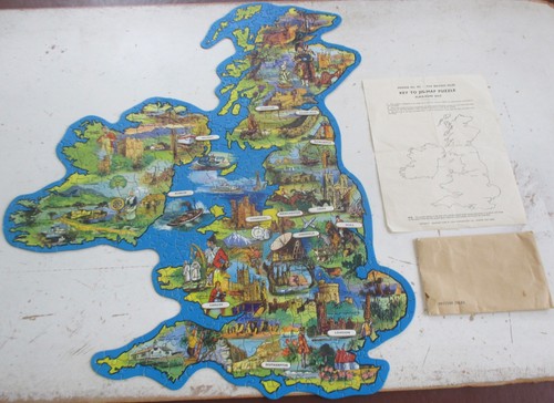 Vintage waddingtons jigmap - jigmap,