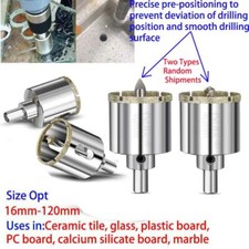 Center Drill Tile Cutter Diamond Drill Bit Hole Ceramic Porcelain Marble Glass