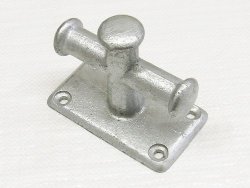 Galvanised boat bollard - galvanised,