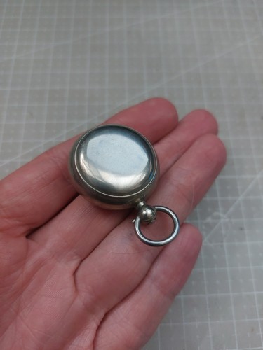 Silver plate sovereign coin - silver,