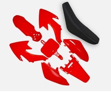 RED PLASTIC FAIRING SET WITH SEAT PAD 50cc 110cc 125cc Fits for Stomp M2r