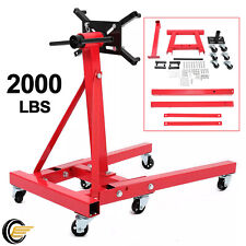 2000lb Heavy Duty Steel Engine Stand Auto Truck Motor Hoist Automotive Shop
