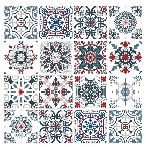 Tile stickers mosaic transfers - tile,