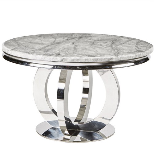 Arianna round marble dining - arianna,