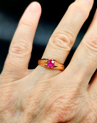 Vintage 14ct gold - 14ct, ruby