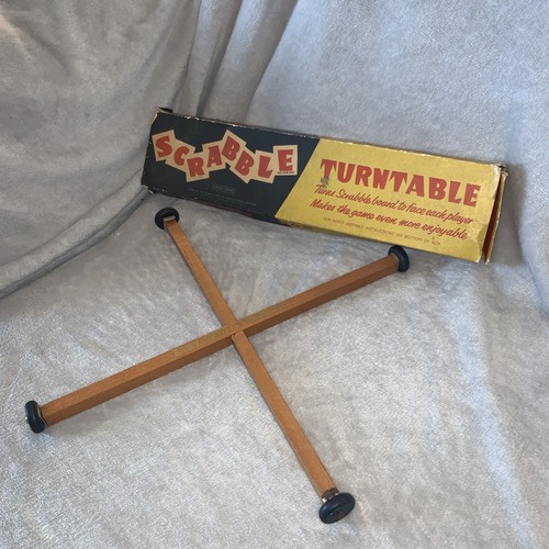 Vintage 1950s wooden - vintage, scrabble