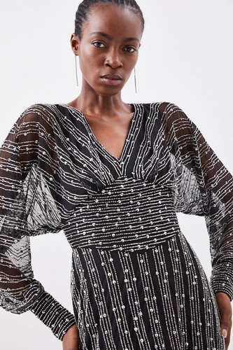 Karen millen maxi dress - uk6, in