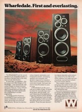 Wharfedale - Model E Speakers - Original Magazine Ad - 1980