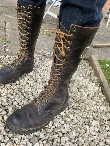 Vintage motorcycle boots size - boots,