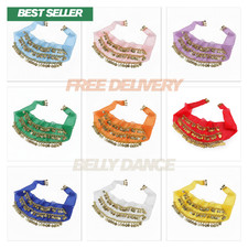 3 ROWS Belly dance costume