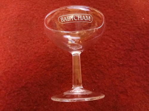 Rare vintage babycham glass - rare,