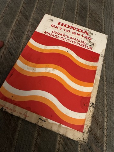 Honda gx110 gx140 - honda,
