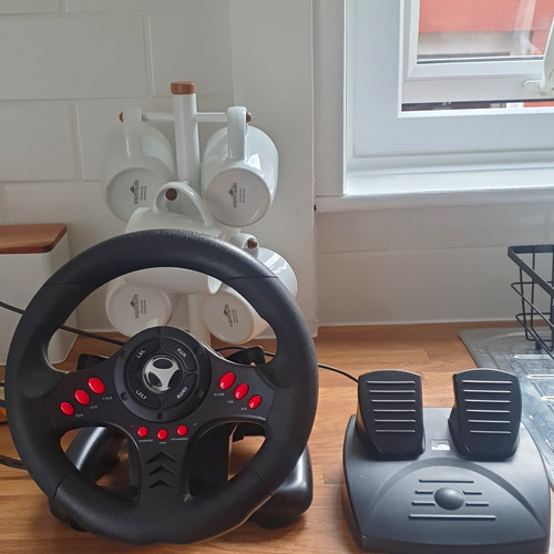 Wired usb racing wheel with - racing,