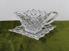 Vtg Bagley Glass Clear Art