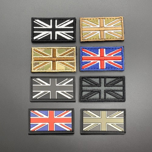 Small union jack patch hook - union,