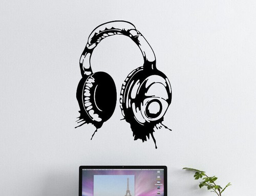 Banksy style headset - headset, home