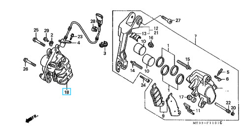 Genuine honda right front - genuine,