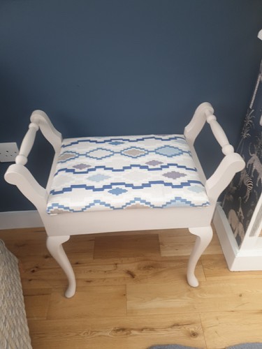 Vintage piano stool with - vintage,