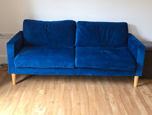 Dunelm jacob blue velvet - jacob,