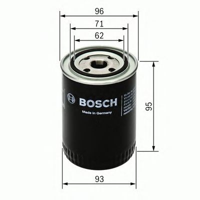 Bosch car oil filter - p3004,