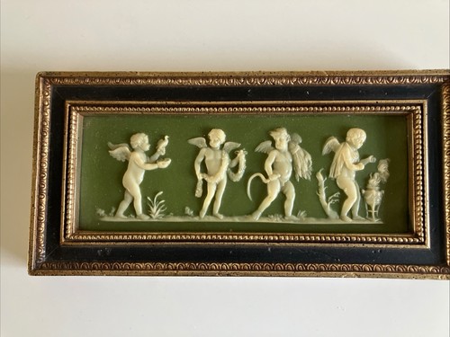 Jasperware relief plaque sage - jasperware,