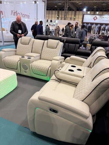 Malaga cream leather seater - malaga,