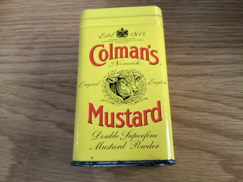 Colmans mustard tin - mustard,