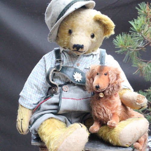 Antique rudolf haas teddy bear - rudolf,