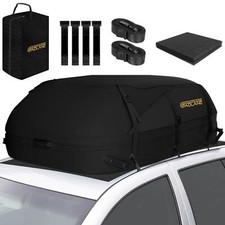 GADLANE Cargo Carrier Bag 15 Cubic Feet Rooftop Rack Box Waterproof Car Black ()