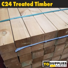 C24 Treated Timber Easy Edge Planed High Quality Construction TImber Post 4x3