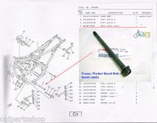 Yamaha RD350LC Frame Bolt