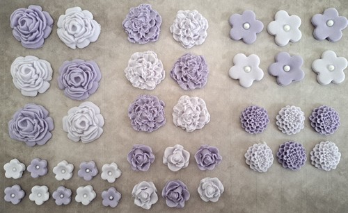 Purple white edible - /,