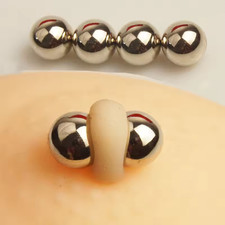 BDSM Bondage Powerful Magnetic Breast Clamps Labia Balls Clips Adults Restraints