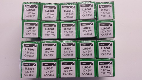 501 capless bulbs - 20, genuine