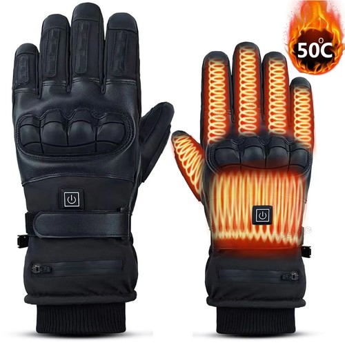 Heated motorcycle gloves - heated,