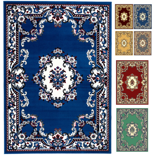 Traditional rug classic floral - traditional,
