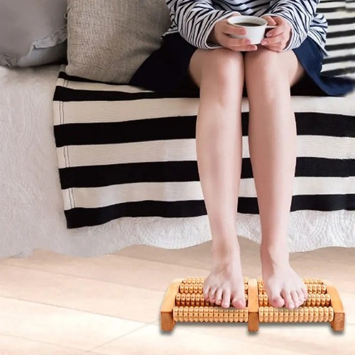 Roller wooden foot massager - 10,