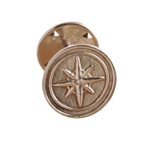 Sterling silver tie pin - tie,