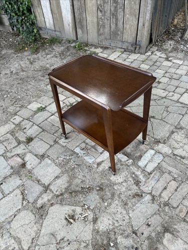 Vintage two tier tea - tea, trolley