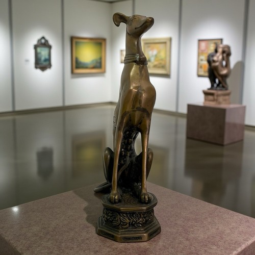Vintage tall bronze - tall,