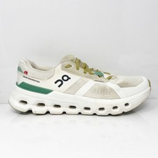 On Womens Cloudrunner 2 White Running Shoes Sneakers Size 9.5