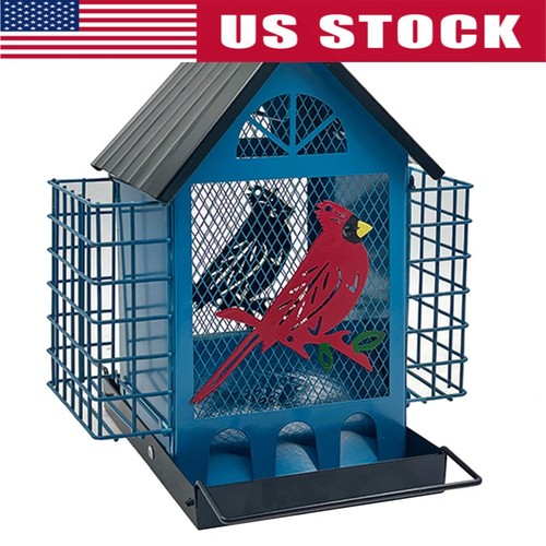 Outside bird houses with - outside,